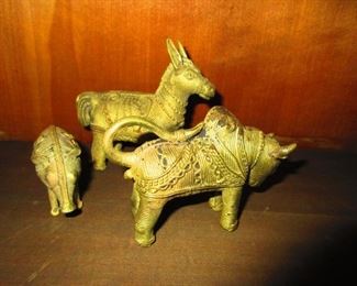 Indian Metalwork Animals