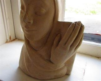 Art Deco Chalkware Planter