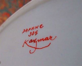 Signature on Daphne Kazmar Ducks