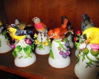 Porcelain Bird Bells