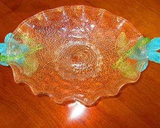 Venetian Glass Console Bowl
