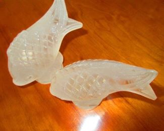Art Deco Frosted Fish