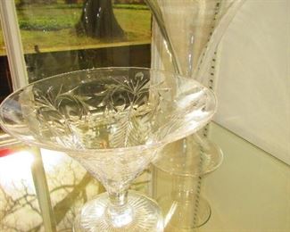 Etched & Hand Blown Compotes