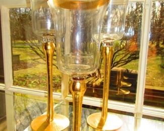 Gilt Candle Goblets