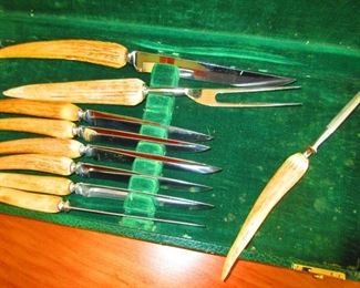 Antler Handled Cutlery and Knives