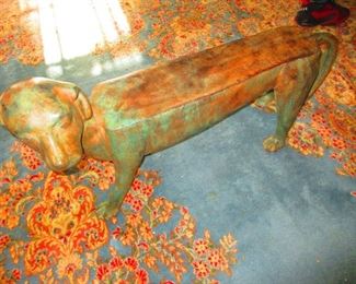 Bronze Hound Bench