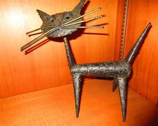 Mid Century Modern Cat Sculpture
