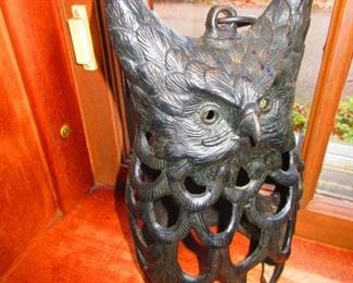 Iron Owl Lantern