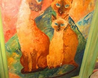 Oil on Board Signed Kubala