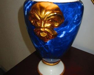 Italian Vase with North Wind Faces