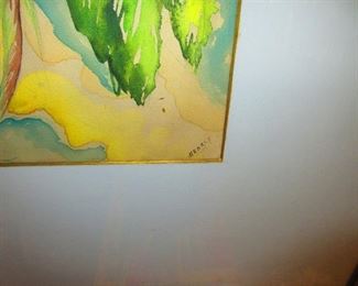 Signature - Watercolor by Florence Easly