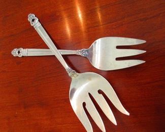 Jensen Sterling Serving Forks