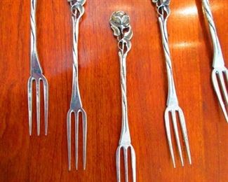Sterling Escargot Forks