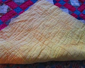 Verso of Antique Handmade Quilt