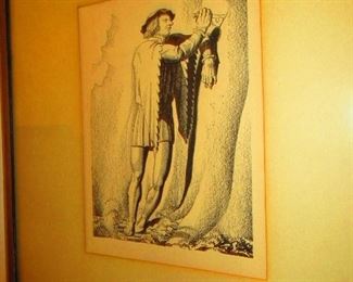 Rockwell Kent Woodcut