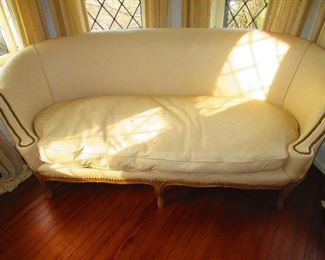 Naugahyde Settee