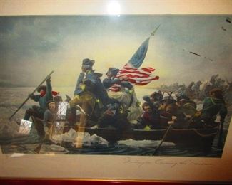 Washington Crossing the Delaware, by: Leutze