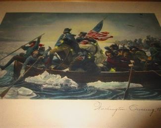 Washington Crossing the Delaware - by: Leutze