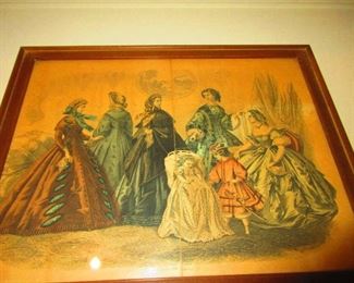French Fashion Print