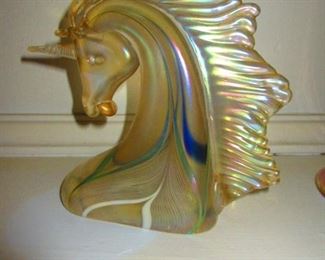 Abelman Art Glass Unicorn