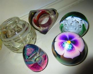 Artist Signed Paperweights