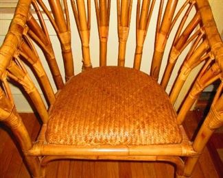 Art Deco Style Bamboo Chair