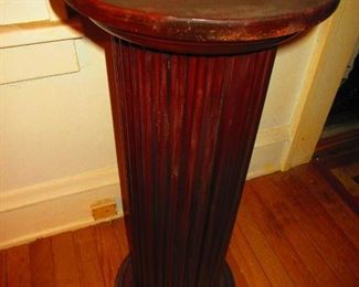 Wood Column Pedestal