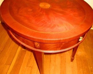Lamp Table with Inlay