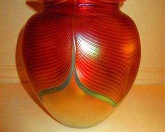 Abelman Art Glass Vase