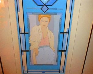 Takavic - Woman in Stain Glass Window