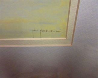 Signature, John Horsewell, Painting of Sea