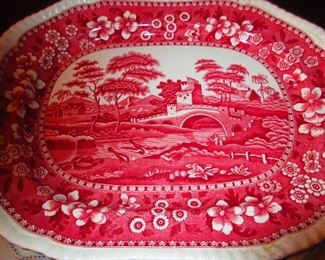 Transferware Platter