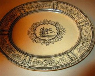Transferware Platter
