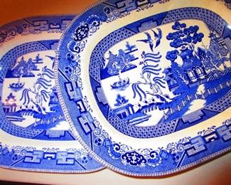 Blue Willow Platters