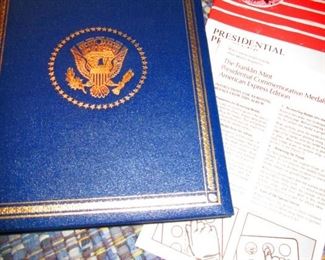 Sterling Presidential Coin Set