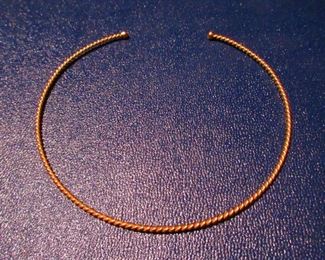 14k Gold Choker