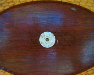 Signature on John Elder Nantucket Basket Purse