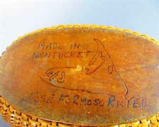 Signature of Jose Formoso Reyes Nantucket Basket Purse