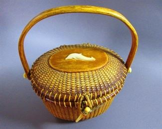 William R. Sayles Nantucket Basket Purse