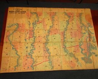 Civil War Era Map of Mississippi River ca. 1862Published by E. Mendenhall Map of the Territory of Arkansas, Mississippi and Louisiana