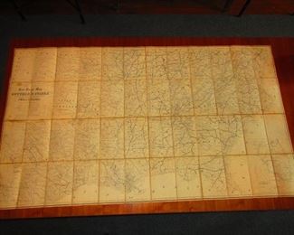 Civil War Era Map of Southern States Belonging to General G.W. Morgan Ca. 1862. (Rail Road Map of the Southern States), P.S. Douval & Son