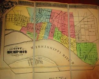 Detail to LG Civil War Era Map of Kentucky & Tennessee, Belonging to General G.W. Morgan Ca. 1862. Middleton Strobridge & Co.