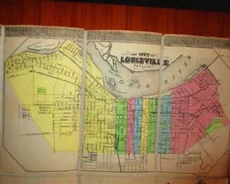 Detail to LG Civil War Era Map of Kentucky & Tennessee, Belonging to General G.W. Morgan Ca. 1862. Middleton Strobridge & Co.