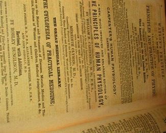 Detail of "A System of Human Anatomy" Illustrated Medical Book ca. 1848