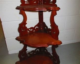 Walnut Corner Cabinet, Victorian