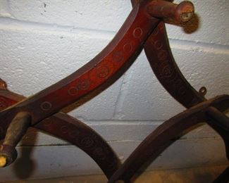 Detail of Victorian Hat Rack