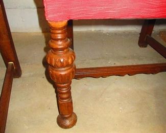 Detail of Jacobean Style Armchairs