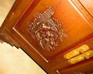 Detail of Chinoiserie Cabinet