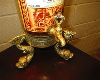 Detail of Decanter with Silvered Mounts