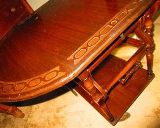 Carved Tea Cart